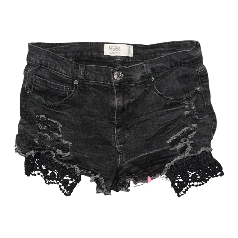 Black Shorty denim shorts